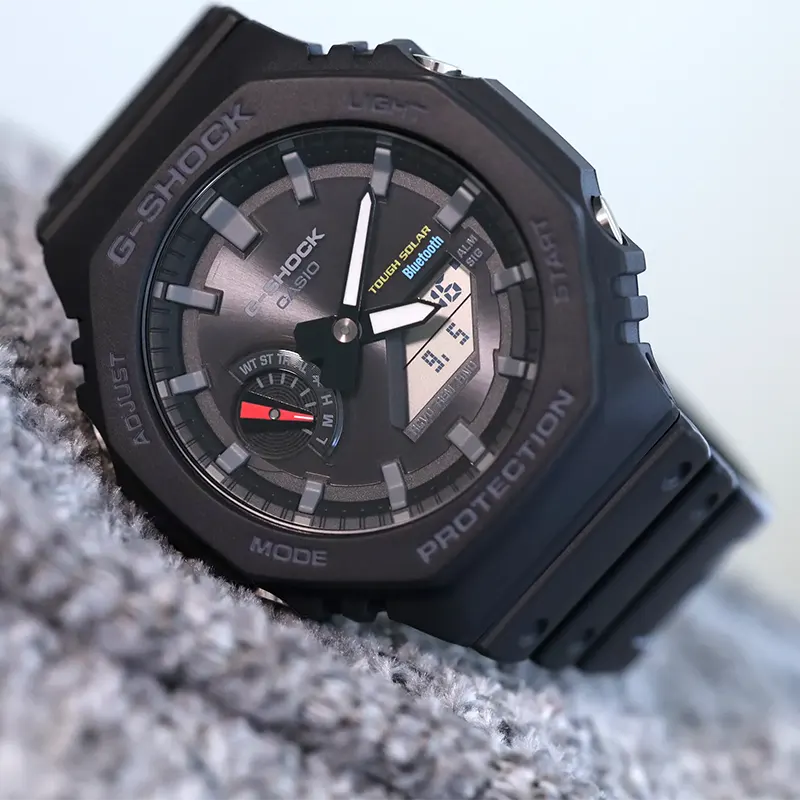 Casio G-Shock Analog-Digital Tough Solar (Bluetooth) Men's Watch- GA-B2100-1ADR